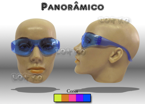 Óculos  de festa panorâmico